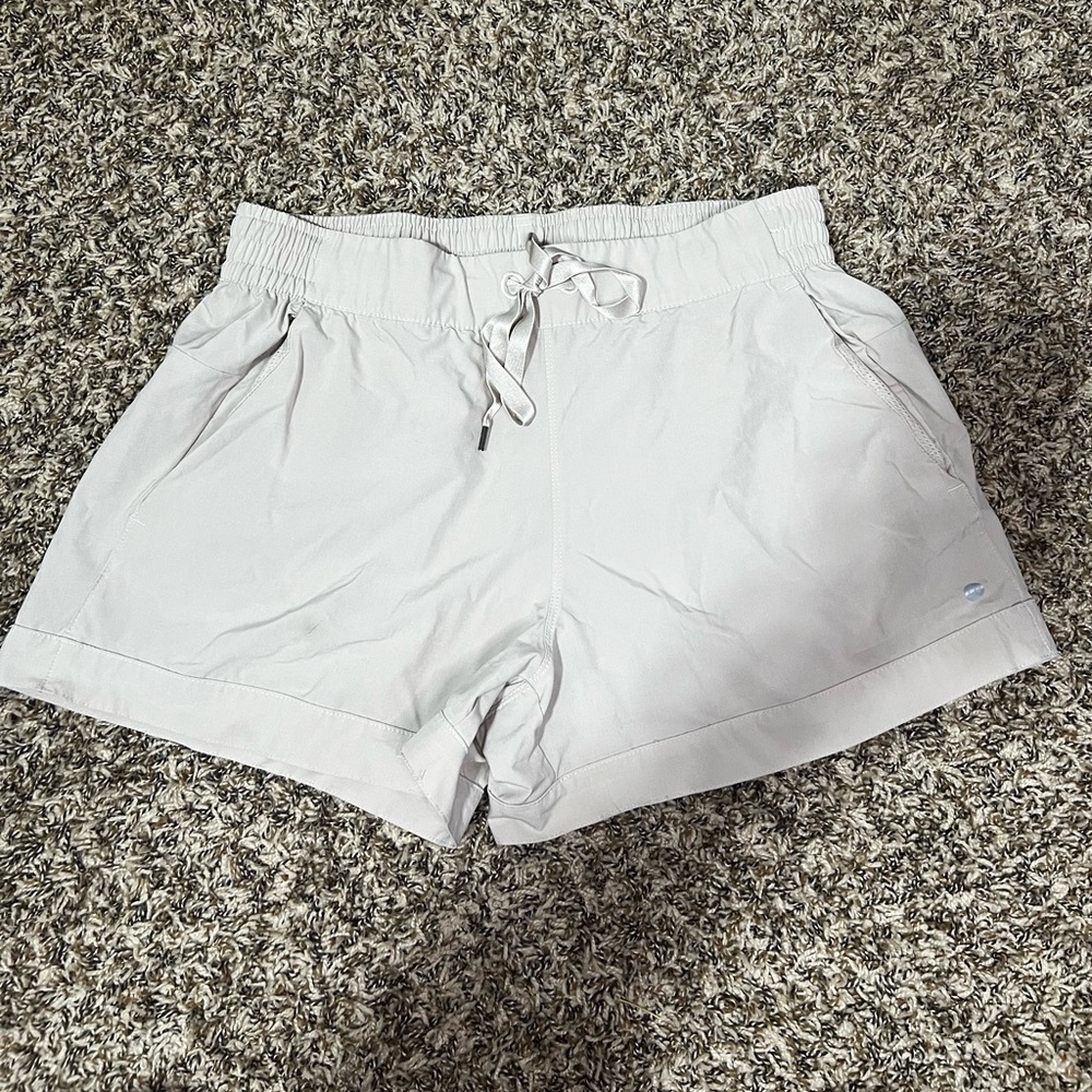 Women's Light Gray Athletic Shorts
